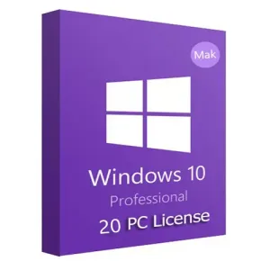 Windows 10 Pro MAK 20 PC