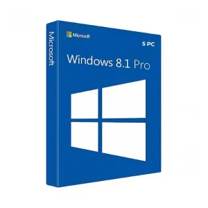"Windows 8.1 Pro Retail 5PC
