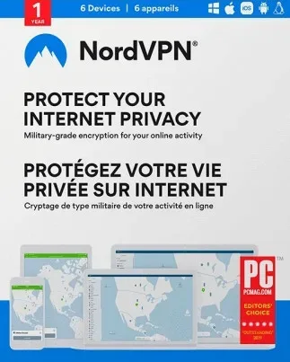 NordVPN VPN Service (PC, Android, Mac, iOS) 6 Devices, 1 Year - GLOBAL